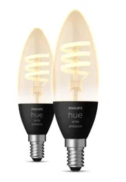 Philips Hue Filament bombilla LED inteligente E14 4.6W (pack de 2)