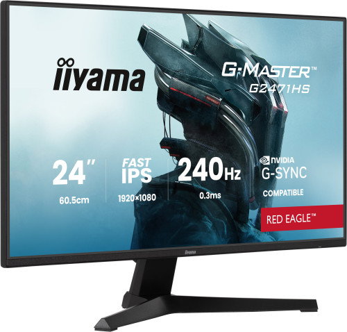 Iiyama Monitor 24 Pulgadas G2471HS-B1 Resolución Full HD Panel IPS 165 Hz Iiyama Monitor 24 Pulgadas G2471HS-B1 Resolución Full HD Panel IPS 165 Hz