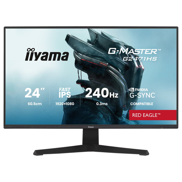 iiyama G-Master G2471HS-B1 Red Eagle 23.8 Full HD Fast IPS 240Hz iiyama G-Master G2471HS-B1 Red Eagle 23.8 Full HD Fast IPS 240Hz