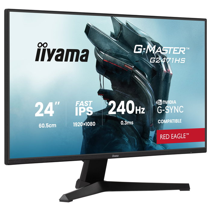 iiyama G-Master G2471HS-B1 Red Eagle 23.8 Full HD Fast IPS 240Hz iiyama G-Master G2471HS-B1 Red Eagle 23.8 Full HD Fast IPS 240Hz