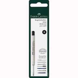 Faber Castell Recambio Para Bolígrafo Gran Capacidad B Negro