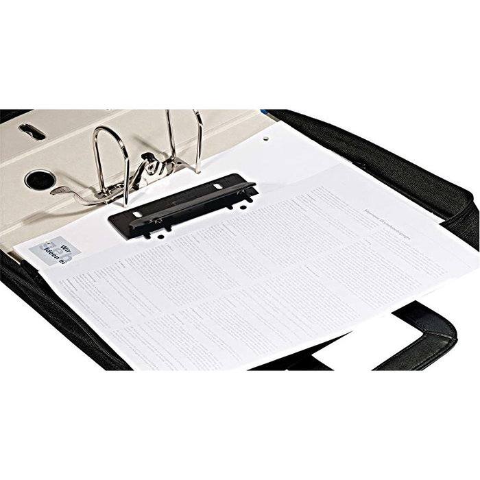 WEDO Perforadora de bolsillo negro