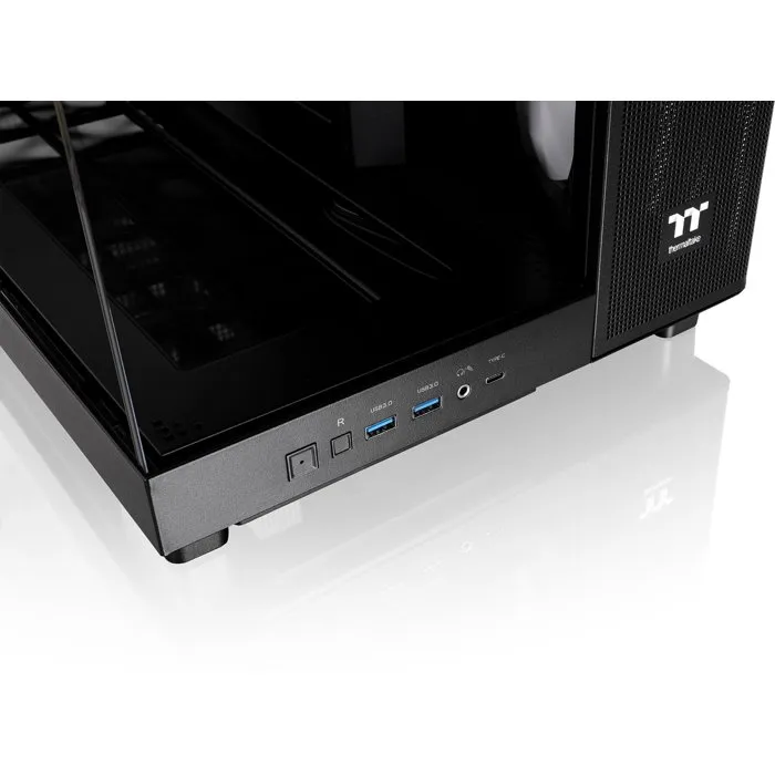 Thermaltake THE1749748340622 View 380 XL TG ARGB Semitorre ATX Negra, Caja PC sin Fuente, 4 Ventiladores 120 mm A-RGB Incluidos Thermaltake THE1749748340622 View 380 XL TG ARGB Semitorre ATX Negra, Caja PC sin Fuente, 4 Ventiladores 120 mm A-RGB Incluidos
