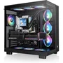 Thermaltake THE1749748340622 View 380 XL TG ARGB Semitorre ATX Negra, Caja PC sin Fuente, 4 Ventiladores 120 mm A-RGB Incluidos