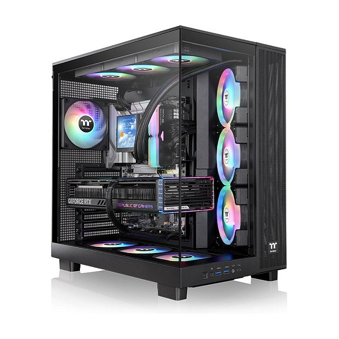 Thermaltake View 380 XL TG ARGB Black Torre PC Thermaltake View 380 XL TG ARGB Black Torre PC