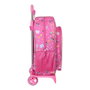 Mochila Escolar con Ruedas Minnie Mouse Lucky Rosa 33 x 42 x 14 cm