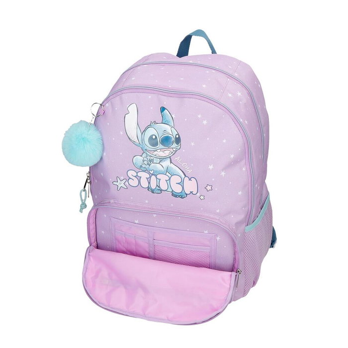 JOUMMA BAGS Mochila Lovely Stitch Disney 44cm con Porta Tablet y Bolsillos Laterales
