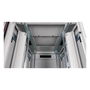 ROLINE Bastidor de Red 19 Pulgadas 42U, Armario Rack 800 x 1200 mm (B x P), Puerta Frontal de Cristal Gris, 600 kg Capacidad