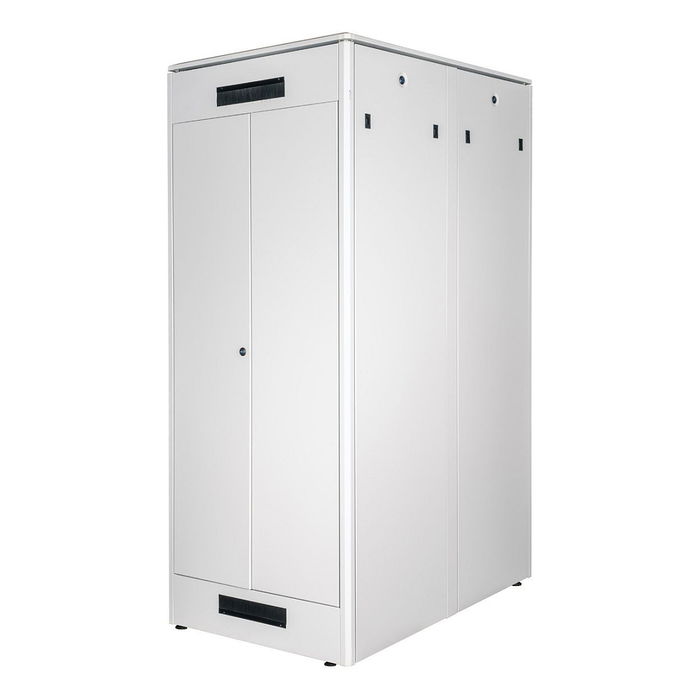 ROLINE Bastidor de Red 19 Pulgadas 42U, Armario Rack 800 x 1200 mm (B x P), Puerta Frontal de Cristal Gris, 600 kg Capacidad