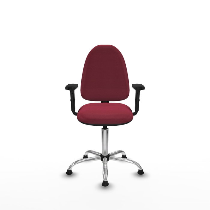 PIQUERAS Y CRESPO Silla de oficina Aýna Granate con Brazos 2D PIQUERAS Y CRESPO Silla de oficina Aýna Granate con Brazos 2D