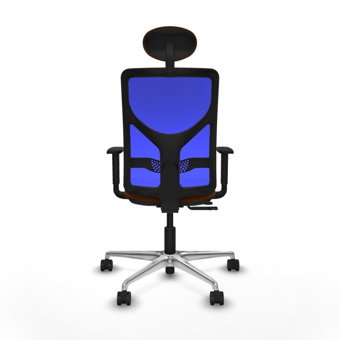 PIQUERAS Y CRESPO Silla de oficina Motilla con mecanismo Sincro/Traslack, Marrón y Azul PIQUERAS Y CRESPO Silla de oficina Motilla con mecanismo Sincro/Traslack, Marrón y Azul