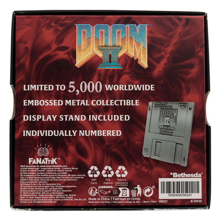 Doom 2 Réplica Arena Floppy Disk Limited Edition