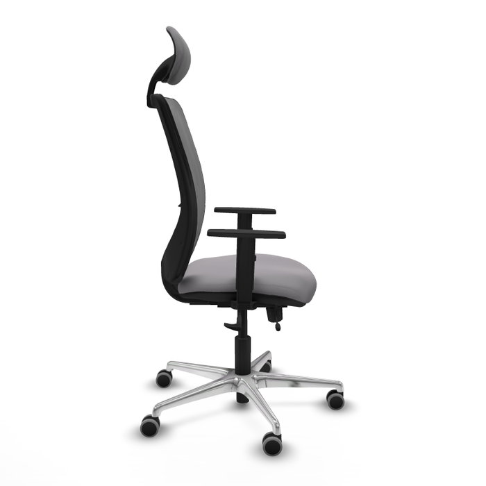 PIQUERAS Y CRESPO Silla de oficina Zulema Gris con Mecanismo Sincro/Traslack PIQUERAS Y CRESPO Silla de oficina Zulema Gris con Mecanismo Sincro/Traslack