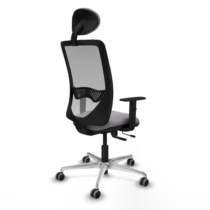 PIQUERAS Y CRESPO Silla de oficina Zulema Gris con Mecanismo Sincro/Traslack PIQUERAS Y CRESPO Silla de oficina Zulema Gris con Mecanismo Sincro/Traslack