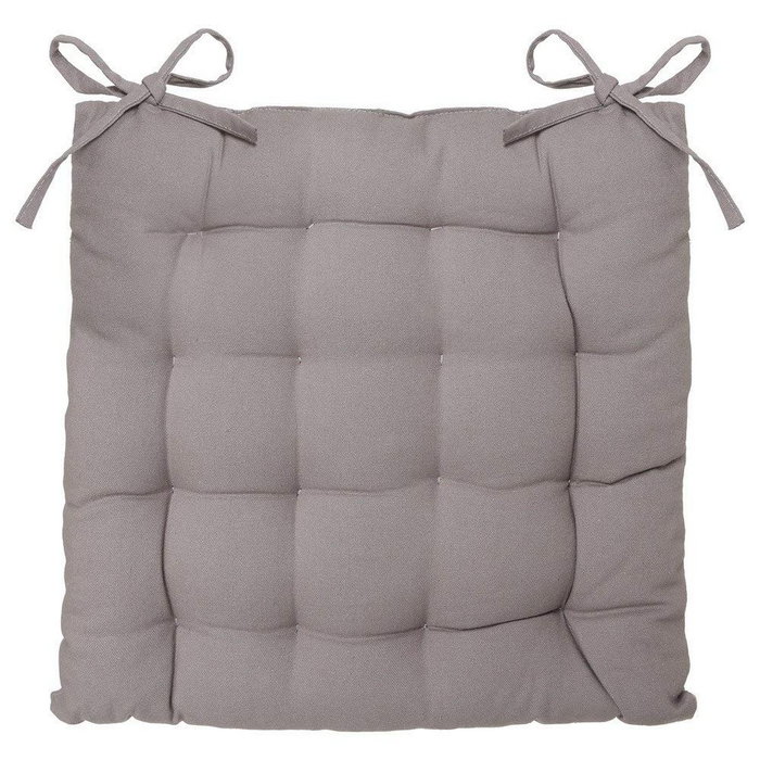 Atmosphera Cojín para silla estilo galleta color vison 38 x 38 cm Atmosphera Cojín para silla estilo galleta color vison 38 x 38 cm