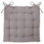 Atmosphera Cojín para silla estilo galleta color vison 38 x 38 cm