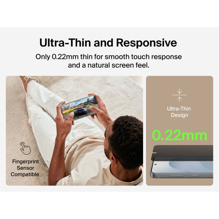 Belkin Titan SmartShield Privacy Screen Guard para Samsung Galaxy S26
