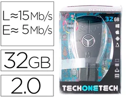 Tech on tech Memoria USB Llave Mercedes 32 GB