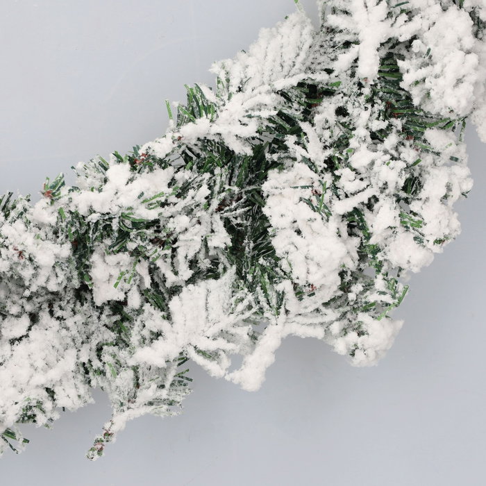 GSC Evolution Corona de navidad nevada Kiak Ø50cm 80 ramas