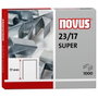 Novus Grapas 23/17 Galvanizadas para Grapadoras de Gruesos, Caja de 1000 unidades