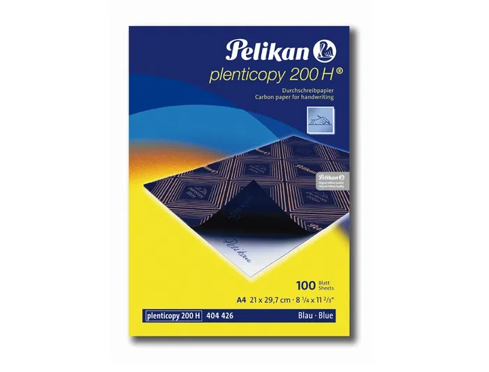 Pelikan Papel Carbon Azul DIN A4 Caja 100 Hojas Pelikan Papel Carbon Azul DIN A4 Caja 100 Hojas