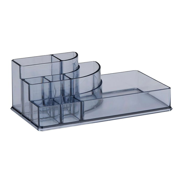 Touch Of Beauty Organizador de Cosméticos Acrílico con 8 Compartimentos, Distribución Circular, Colores Surtidos