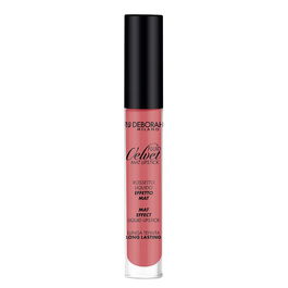 Deborah Dh Fluid Velvet Lipstick Tono 02 Labial Líquido Mate y Sedoso