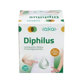 SAKAI Diphillus Polvo 140Gr. | 140 gramos | Probiótico para la flora intestinal