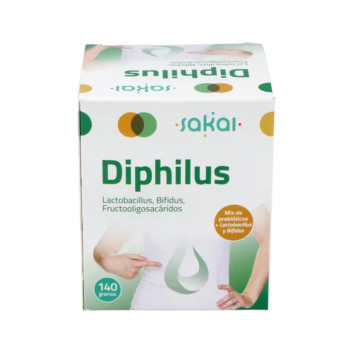 SAKAI Diphillus Polvo 140Gr. | 140 gramos | Probiótico para la flora intestinal SAKAI Diphillus Polvo 140Gr. | 140 gramos | Probiótico para la flora intestinal