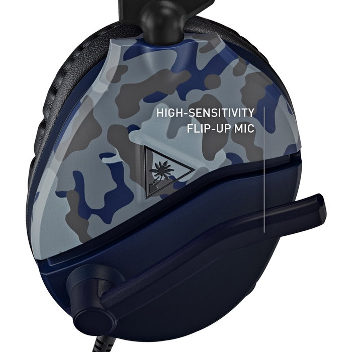 Turtle Beach Recon 70 Camo Azul Auriculares Gaming Over-Ear Estéreo para PS5, PS4, Xbox Series X|S, Xbox One, Nintendo Switch, PC