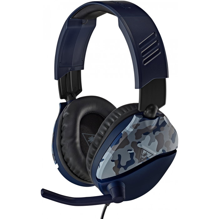 Turtle Beach Recon 70 Camo Azul Auriculares Gaming Over-Ear Estéreo para PS5, PS4, Xbox Series X|S, Xbox One, Nintendo Switch, PC