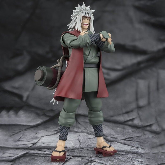 Bandai Tamashii Nations Naruto S.H.Figuarts Jiraiya Hidden Leaf Heroic Master Sage Mode Set 17 cm