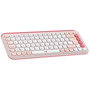 Logitech POP ICON Keys Teclado Inalámbrico 75% Rosa