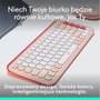 Logitech POP ICON Keys Teclado Inalámbrico 75% Rosa