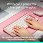 Logitech POP ICON Keys Teclado Inalámbrico 75% Rosa