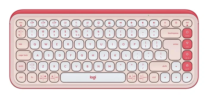 Logitech POP ICON Keys Teclado Inalámbrico 75% Rosa Logitech POP ICON Keys Teclado Inalámbrico 75% Rosa