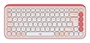 Logitech POP ICON Keys Teclado Inalámbrico 75% Rosa