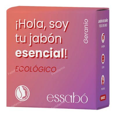 ESSABO Jabon Esencial Geranio 120G Eco ESSABO Jabon Esencial Geranio 120G Eco