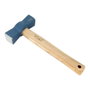 Viat Vt3081m Maceta española con mango de madera para abrir rozas, cabeza acero forjado, para demolición, rozas y golpeo, 130x270x45 mm, 1.22 kg