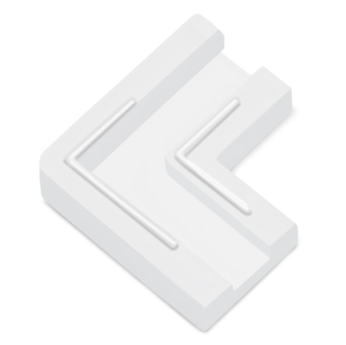 Herrajes Alk Conector Rápido Esquina Led/Cob 8Mm Herrajes Alk Conector Rápido Esquina Led/Cob 8Mm