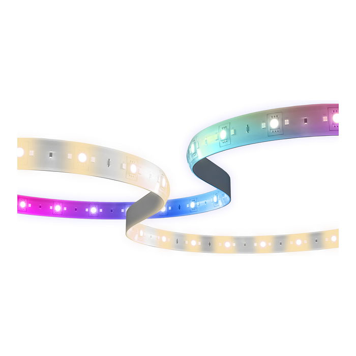 Aqara LED Strip T1, Regleta LED de 2 Metros Multicolor, 100-240V, IP44 para Interior y Exterior, con Mando y Adaptador AC, Compatible con App