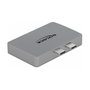 DeLOCK Adaptador DisplayPort doble 4K 60 Hz y PD 3.0 para MacBook