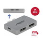 DeLOCK Adaptador DisplayPort doble 4K 60 Hz y PD 3.0 para MacBook