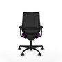 PIQUERAS Y CRESPO Silla de oficina Mardos con mecanismo Sincro/Traslack, Morado y Negro