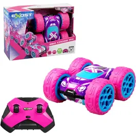 Silverlit Coche Teledirigido 360 CROSS FLASH PINK EXO1719316012813, 2.4 Ghz, Escala 1:18 - Rosa
