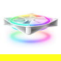 NZXT RF-D14DF-W1 Pack de 2 Ventiladores 140mm F140 RGB DUO Blanco - Ventilador RGB con Controlador 500-1800 RPM
