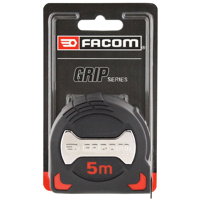 Facom Flexómetro serie Grip bi-material 5 m x 28 mm Facom Flexómetro serie Grip bi-material 5 m x 28 mm