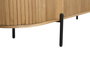 DKD Home Decor Mueble TV Paulownia y Metal Natural 180x40x55