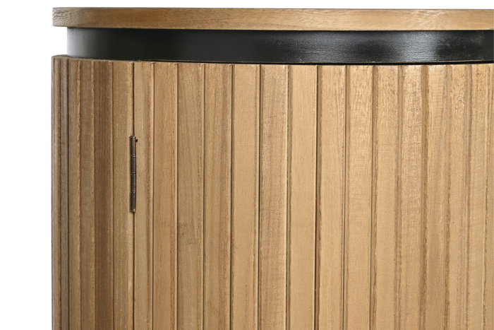 DKD Home Decor Mueble TV Paulownia y Metal Natural 180x40x55 DKD Home Decor Mueble TV Paulownia y Metal Natural 180x40x55