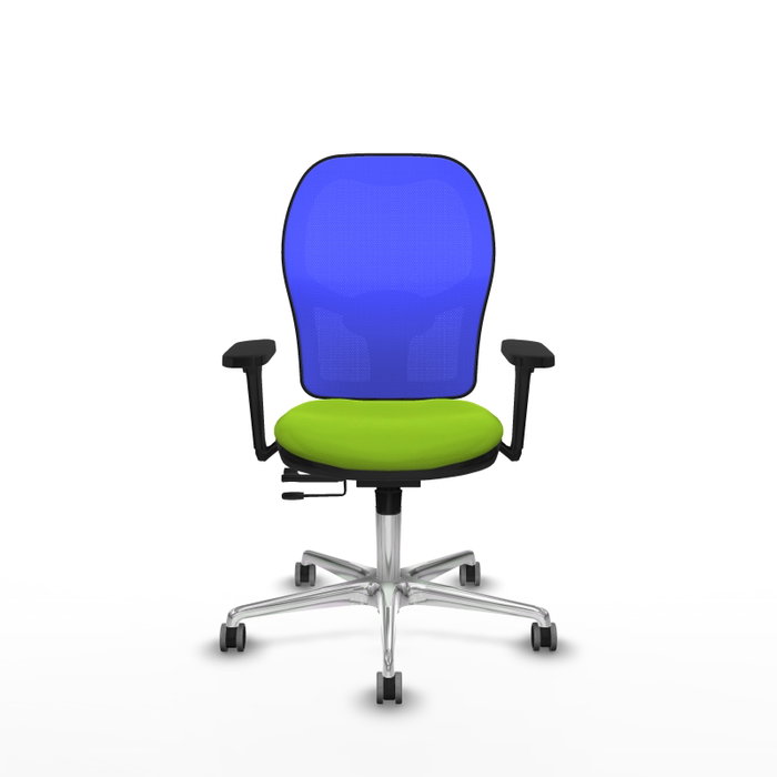 PIQUERAS Y CRESPO Silla de oficina Jorquera con mecanismo Sincro/Traslack, Pistacho y Azul PIQUERAS Y CRESPO Silla de oficina Jorquera con mecanismo Sincro/Traslack, Pistacho y Azul
